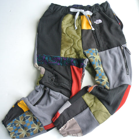 Reworked The North Face patchwork pants