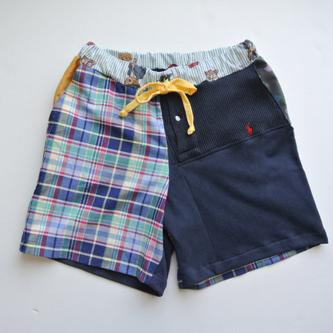 Reworked shorts made from Polo shirts medium