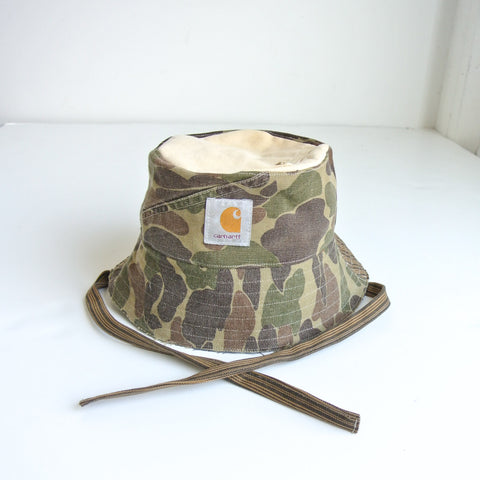 Reworked bucket hat strap Carhartt camo Medium