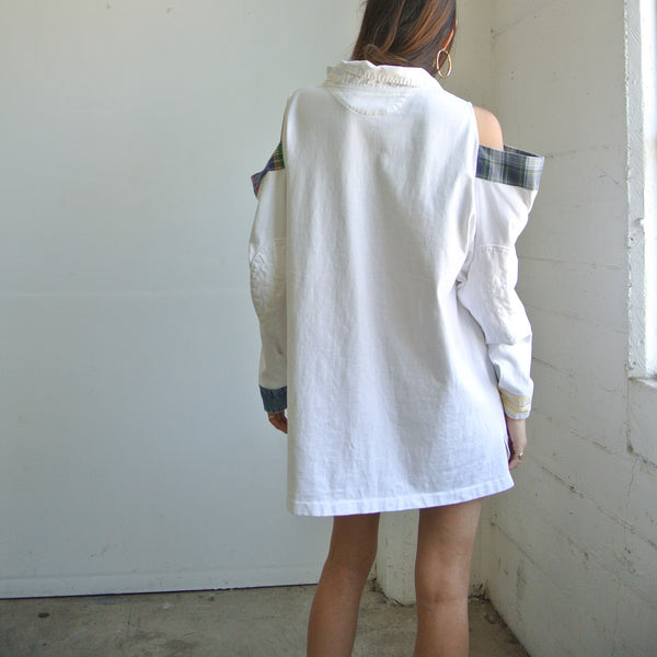 Reworked Polo open shoulder rugby white