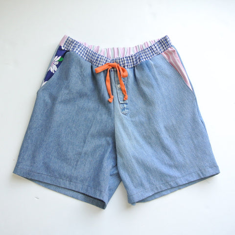 Reworked shorts made from Polo shirts Large